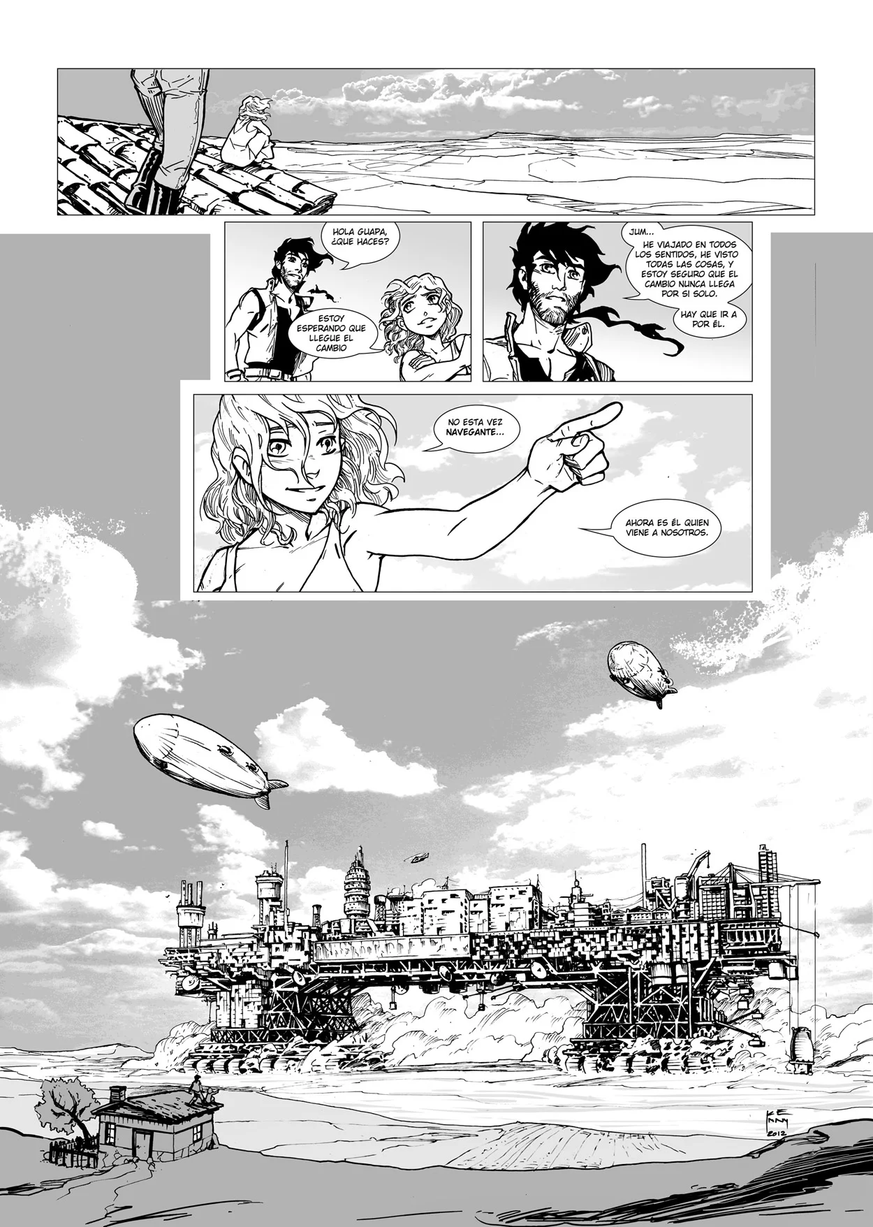 Domínguez cites manga as being among his influences (Image CC BY-SA Manuel Dominguez)