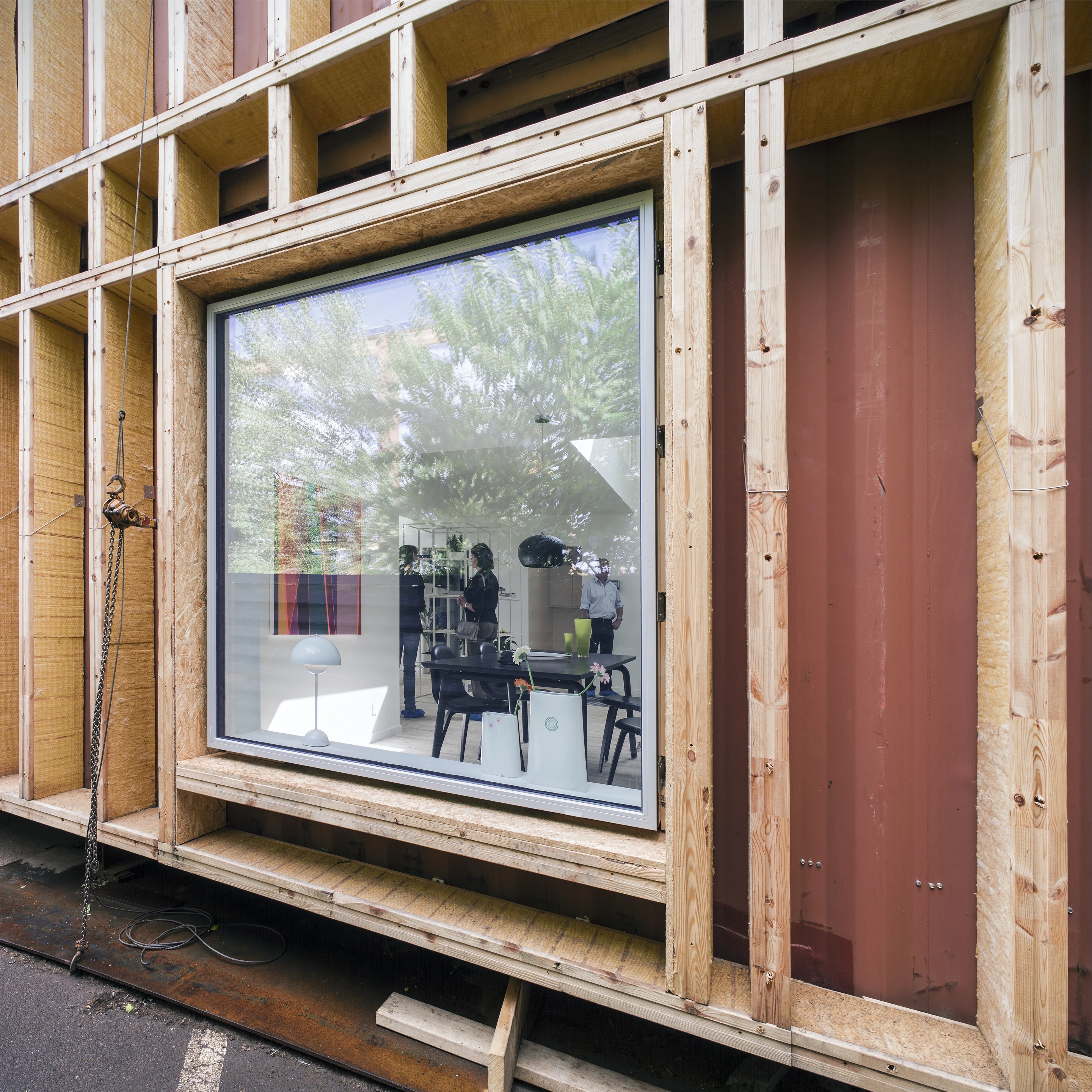 WFH House features a predefined framework, which ensures the use of quality materials and architectural integrity