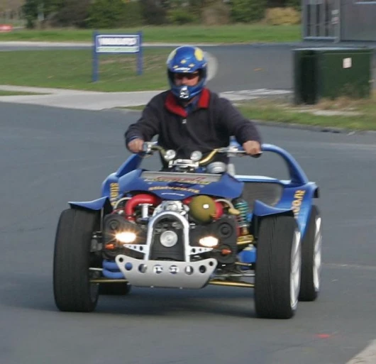 Ken during the first running of the STi-ATV