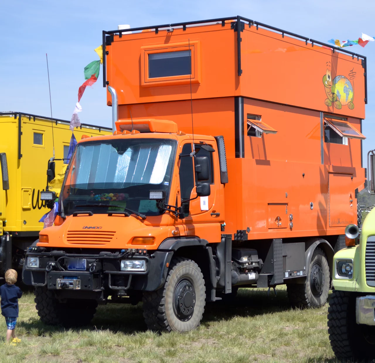 The Perky Mog was one of several featured vehicles at the show