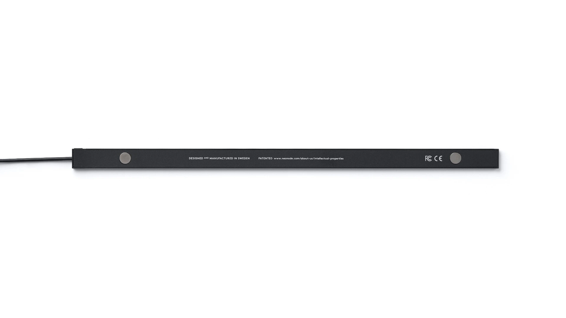 Two magnets on the back of the AirBar keep it attached to the front of a Windows laptop or Chromebook screen