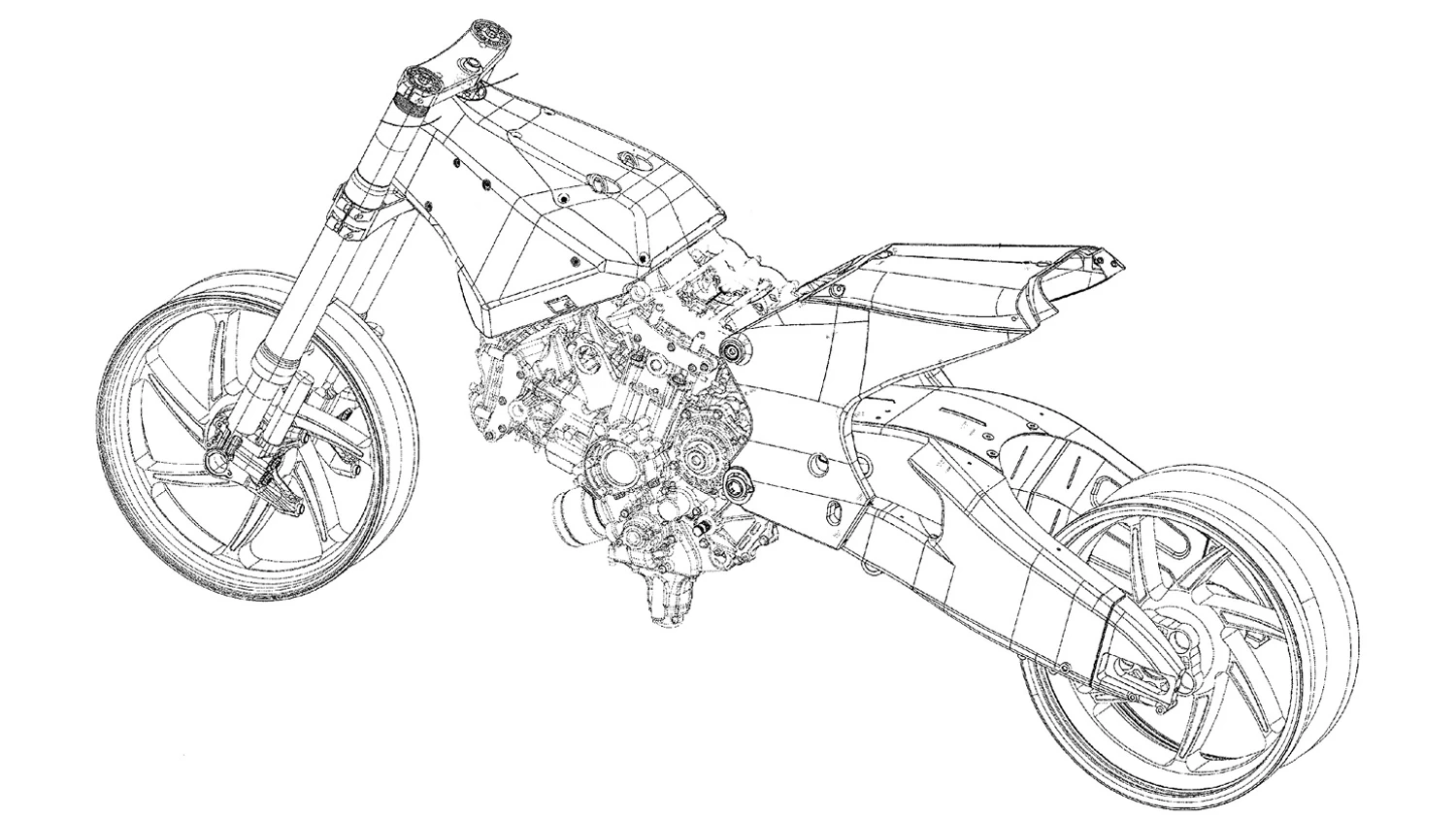 patent application drawings of the new Ducati patent