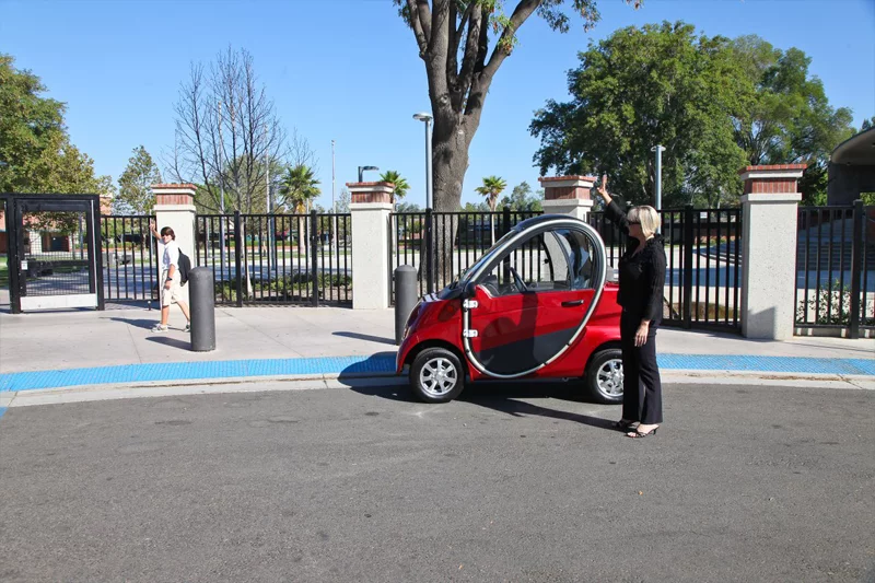 No need to choke the environment with poisonous fumes to drop off your child at the school gates, the eco-E will get you there with no tailpipe emissions