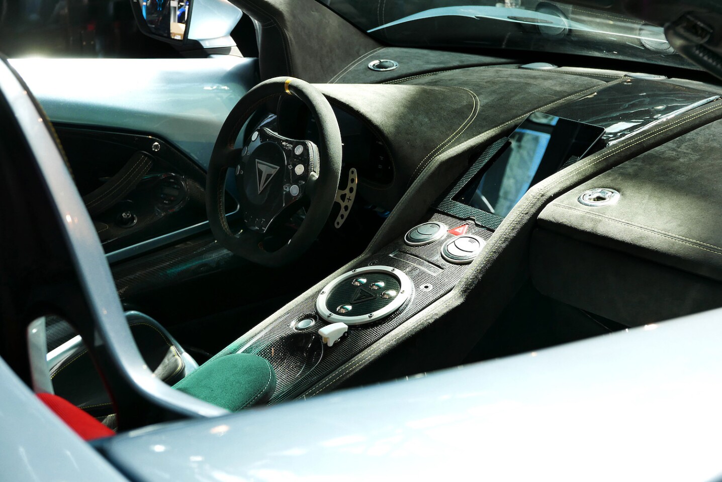 Slovenian supercar manufacturer Tushek returned to Top Marques this year with a new TS 900H Apex hybrid delivering peak power of 985 kW (1340 hp) and a whopping 1690Nm of torque. The Apex weighs 1410 kg at the kerb, has a top speed of 380km/h, and will accelerate from 0-100km/h in 2.5 seconds. The base model costs EUR€1.2 million (approx USD$1.475 million)