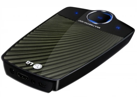 The LG XF1's connectivity options