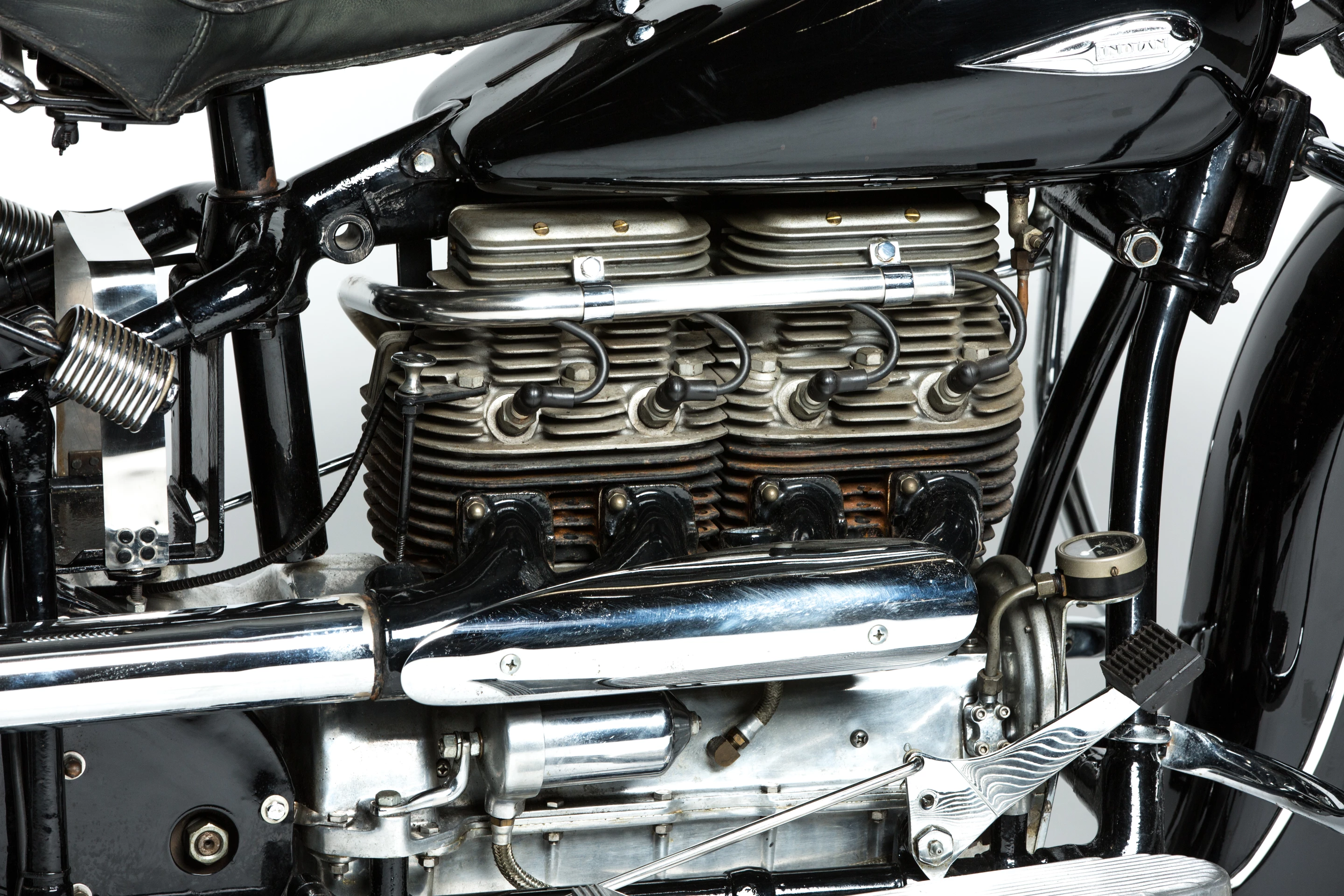 This 1942 Indian Four Cylinder Serial No. 1 (Lot S91) is estimated to fetch between $85,000 and $100,000