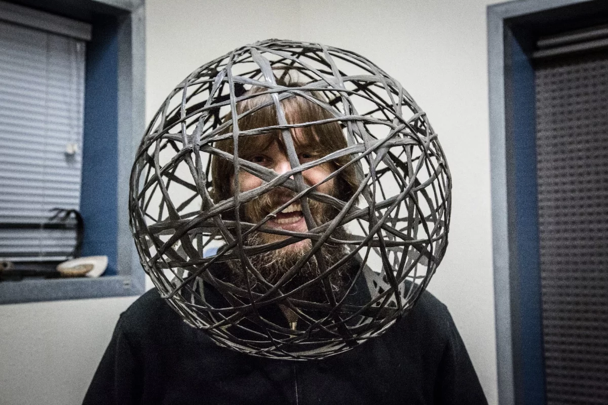 Luke Workman: checking out life from inside a carbon fiber sphere made by bicycle wizard Craig Calfee