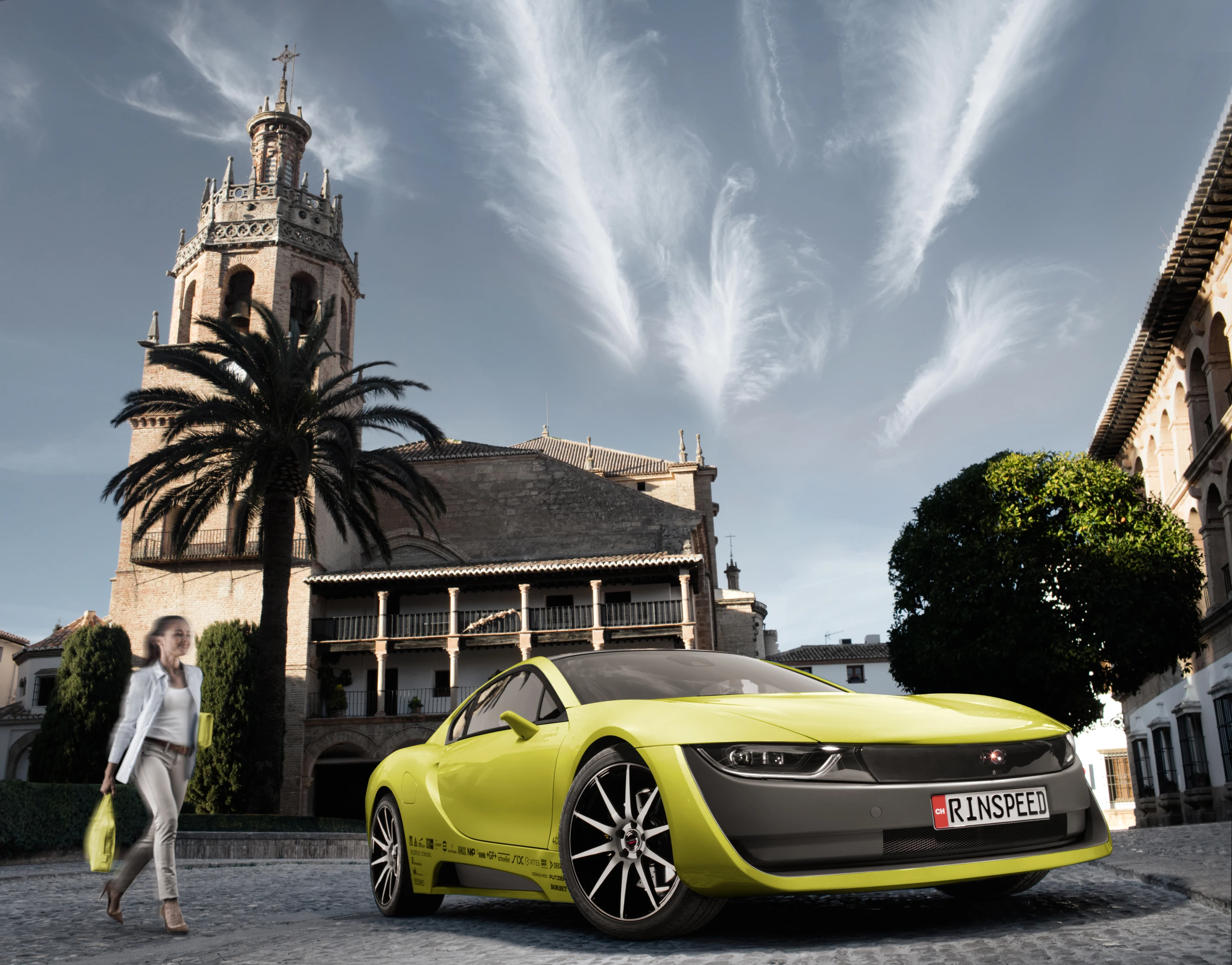 It may be hard to tell from its modified look, but the Etos is built on BMW i8