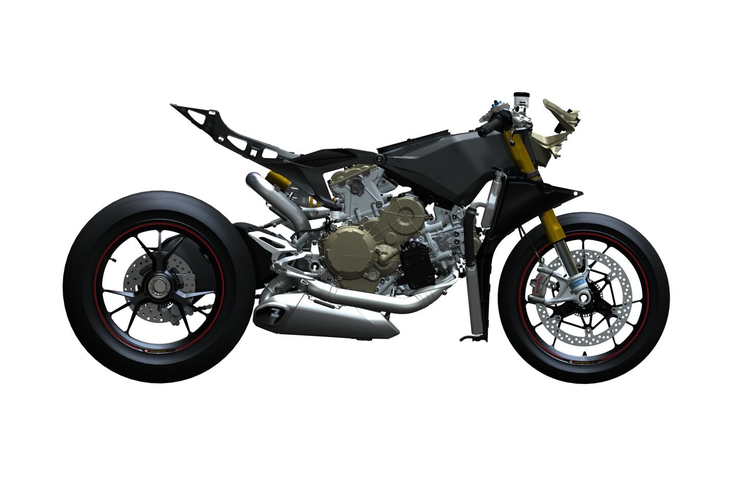 CAD image of the Ducati Panigale