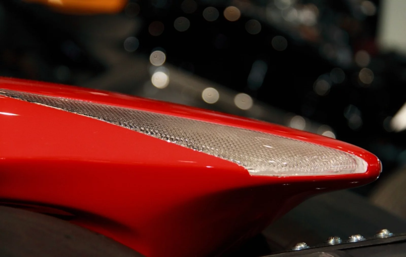 The Ferrari-red-colored Wazuma V8F quad from French custom car and motorcycle maker Lazareth