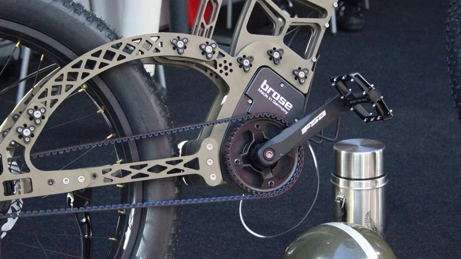 The electric Bees Bike uses a mid-mounted Brose drive