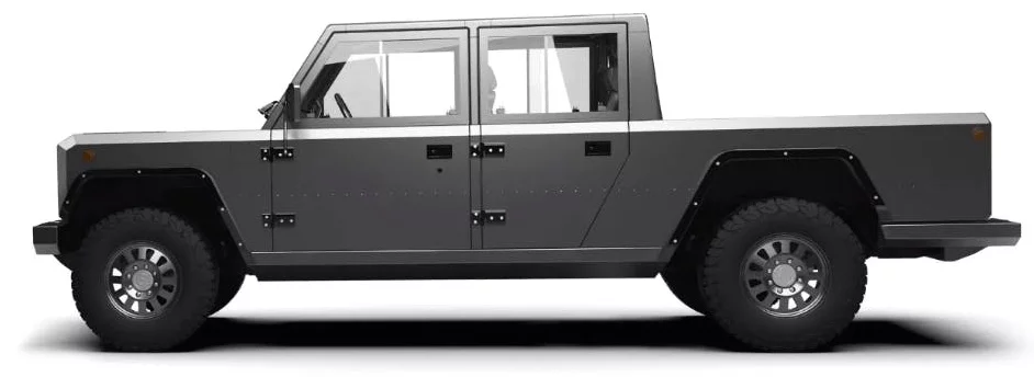 The misbalance of the short hood and long bed coupled with the crisp, vertical/horizontal lines just looks a little off to us, but buyers will ultimately decide for themselves