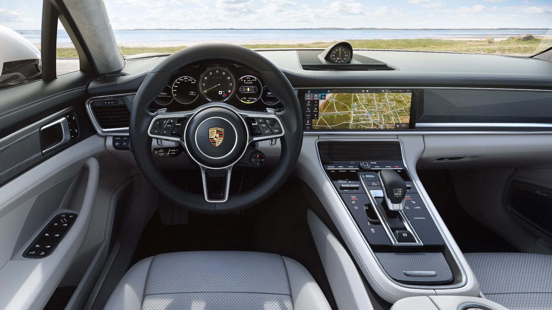 Behind the wheel of the E-Hybrid