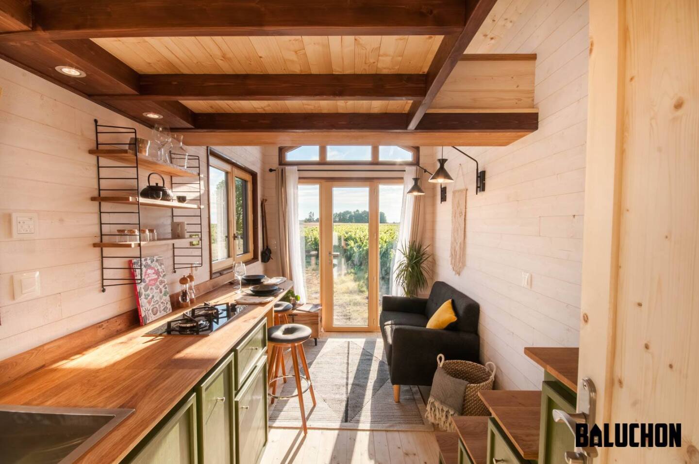 The Epona is fronted by a large glazed section including a front door that lets in a lot of natural light