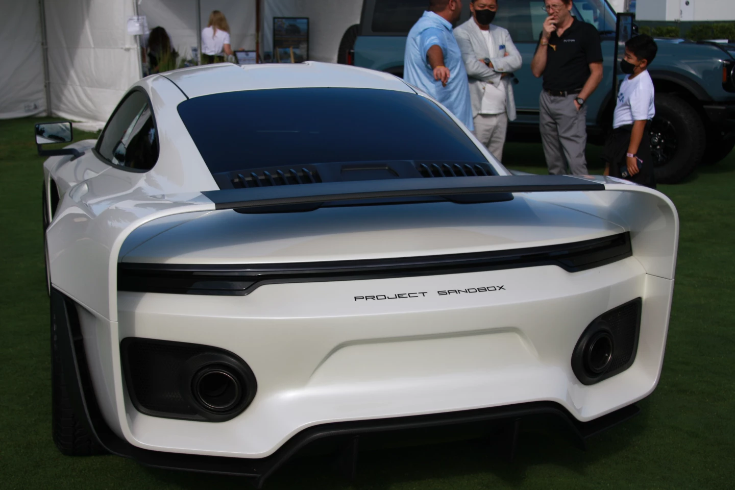 This is a Marc Phillip Gemballa Martien during its first public showing on the lawns of The Quail.