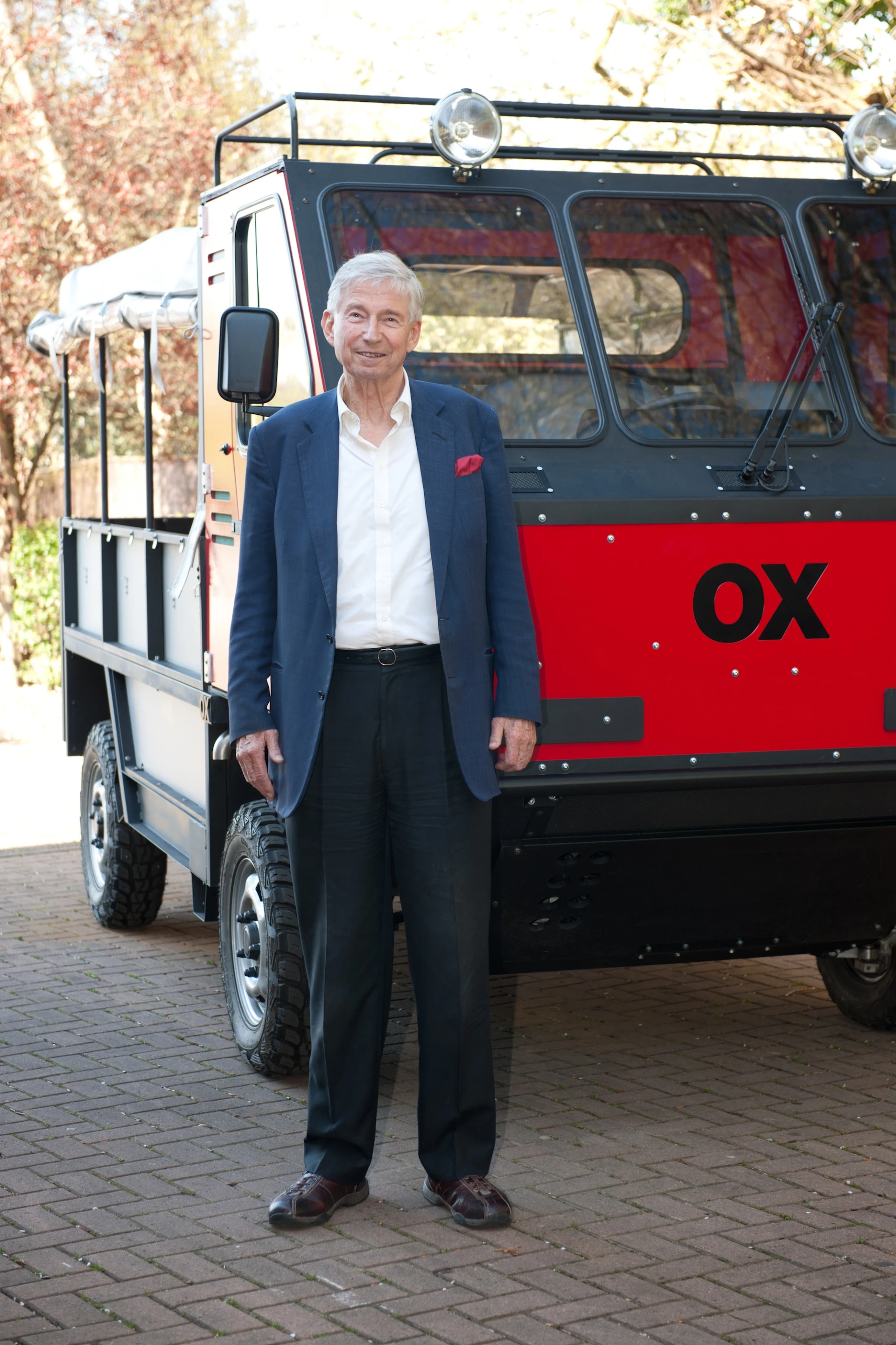 OX was designed by onetime toymaker, adventurer, and philanthropist Sir Torquil Norman