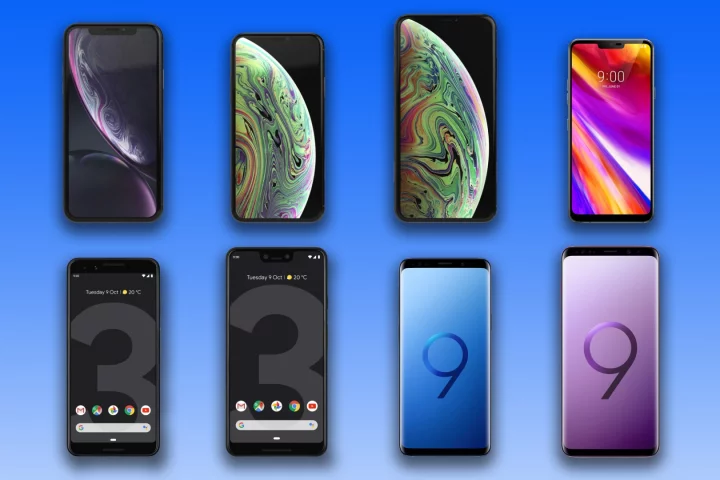 New Atlas compares the specs and features of Apple’s iPhone XR, XS and XS Max, LG’s G7 ThinQ, Google’s Pixel 3 and 3 XL, and Samsung’s Galaxy S9 and S9+