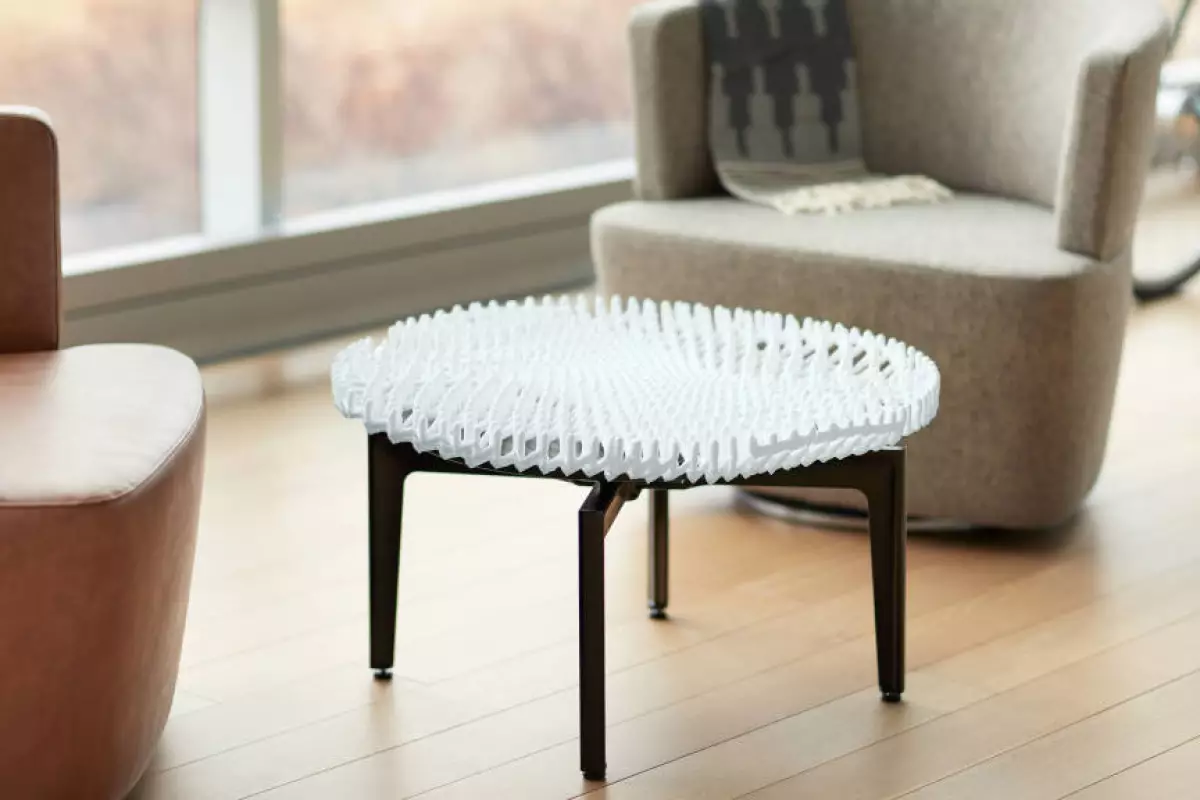 The Bassline table top was Rapid Liquid Printed in 28 minutes