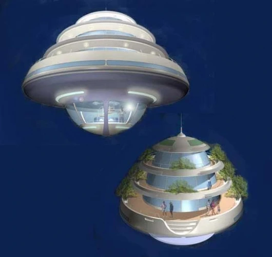 The Trilobis submerged floating apartment concept