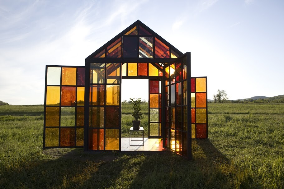 Solarium was constructed for 2012's Light and Landscape show (Photo: William Lamson, Solarium, 2012, Courtesy the artist and Pierogi Gallery © Storm King Art Center)