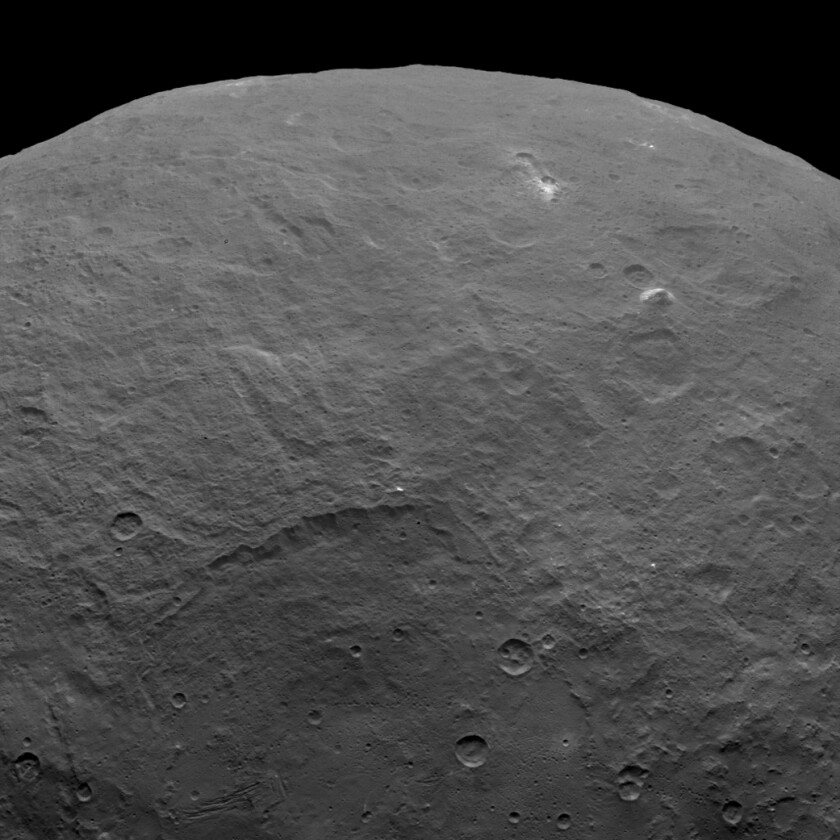 The lonely mountain is clearly visable in the upper right of this image was snapped by Ceres on June 6