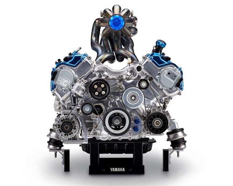 Yamaha is developing a hydrogen-burning 5.0 liter V8 for Toyota