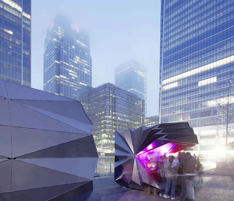 London-based architecture firm Make has re-imagined the kiosk
