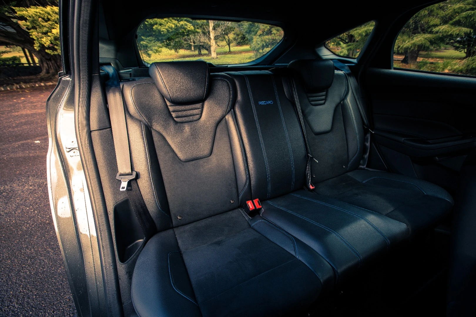 The back seats in the RS are usable, just like a normal Focus