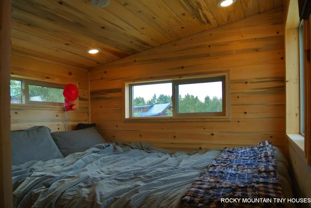 Inside the Rusted Mountain Roost bedroom