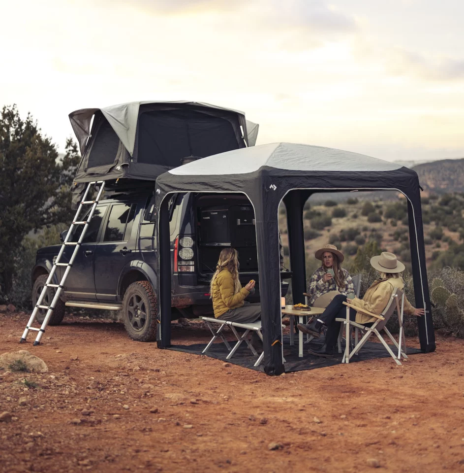 The Dometic Hub 2 and TRT 140 Air make a compelling, fast-pitching base camp