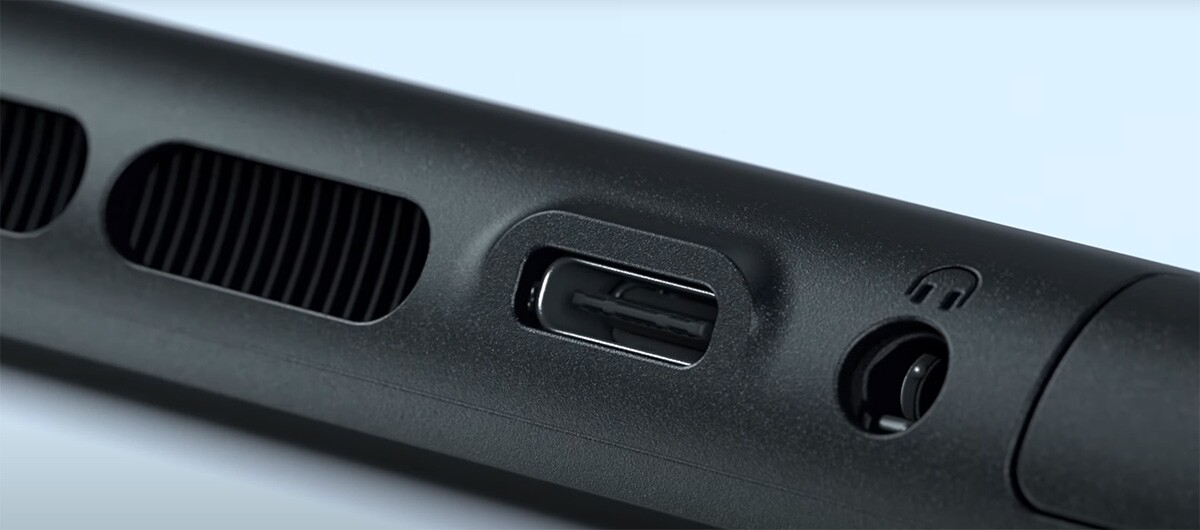 The new USB-C port at the top of the console could be for accessories