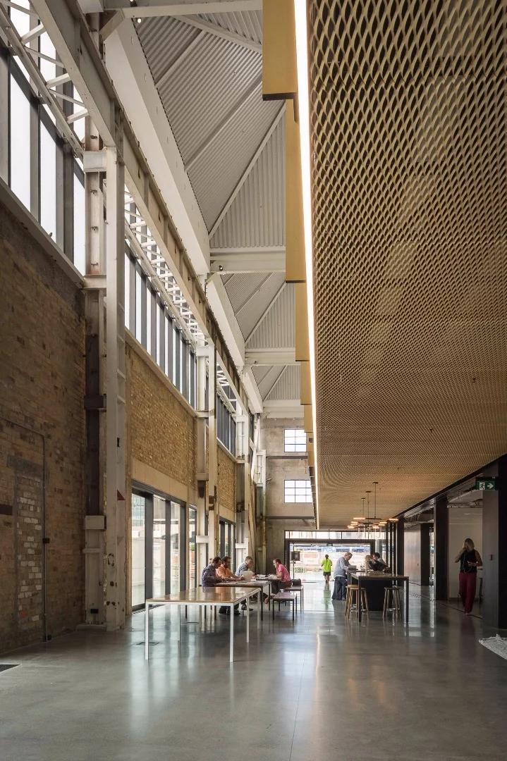 This warehouse interior by Warren and Mahoney Architects in Auckland, New Zealand earned a Highly Commended award in the Creative Re-use category of the Inside Awards