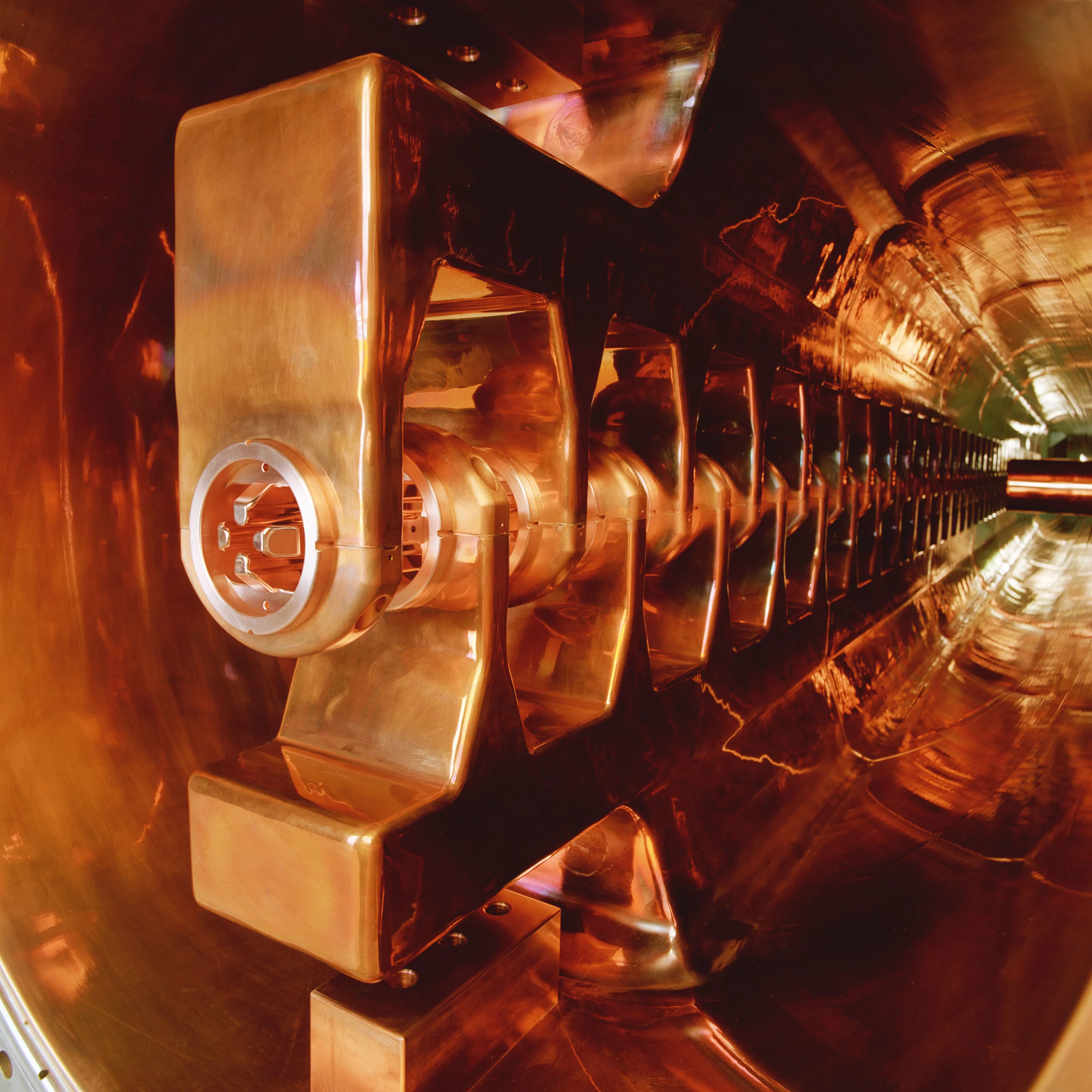 GSI's linear accelerator UNILAC (UNIversal Linear ACcelerator) that will be used to help assess the shielding properties of various materials (Photo: GSI)