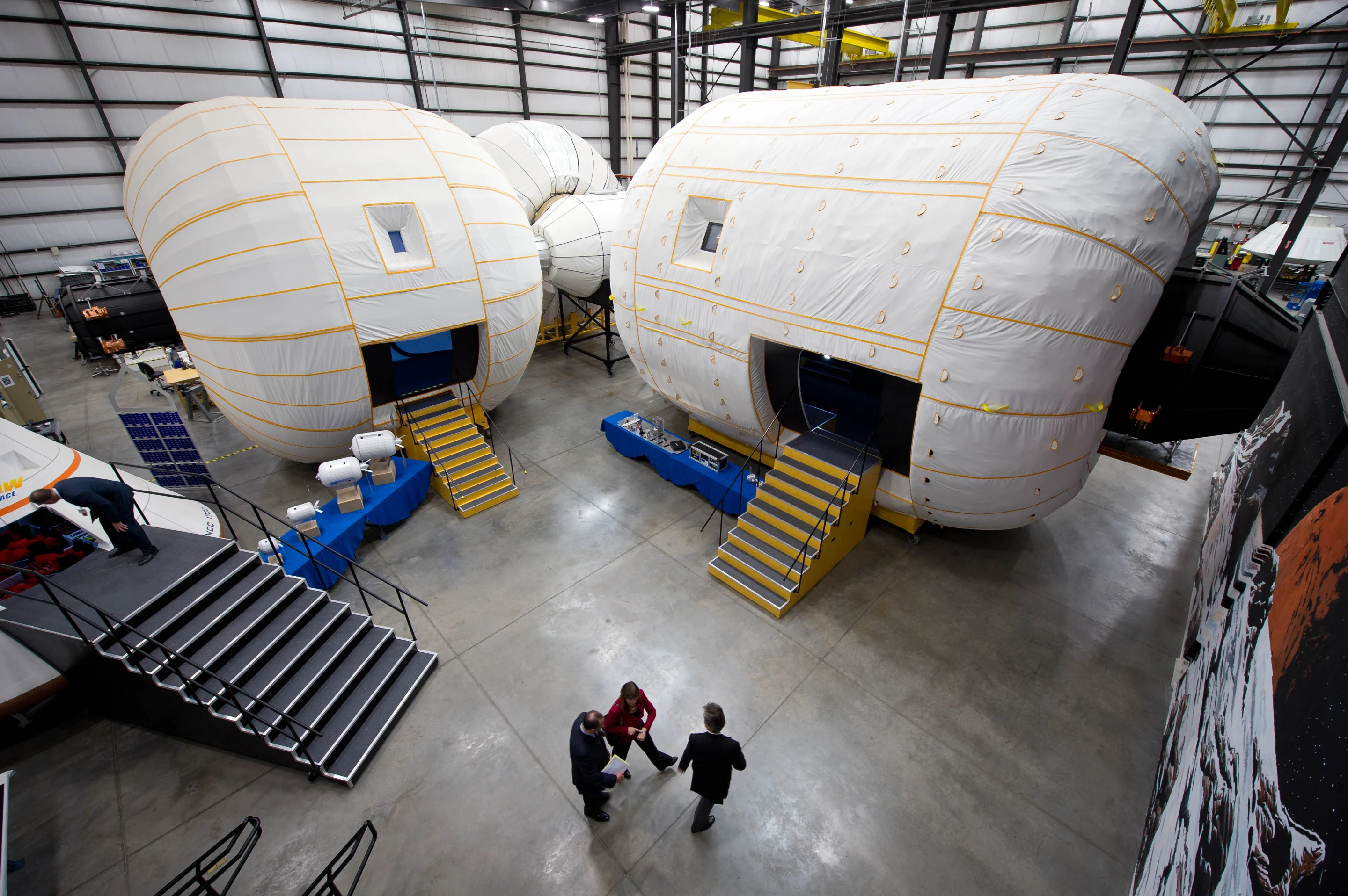 NASA Deputy Administrator Lori Garver visiting Bigelow aerospace in 2011 (Image: NASA/Bill Ingalls)