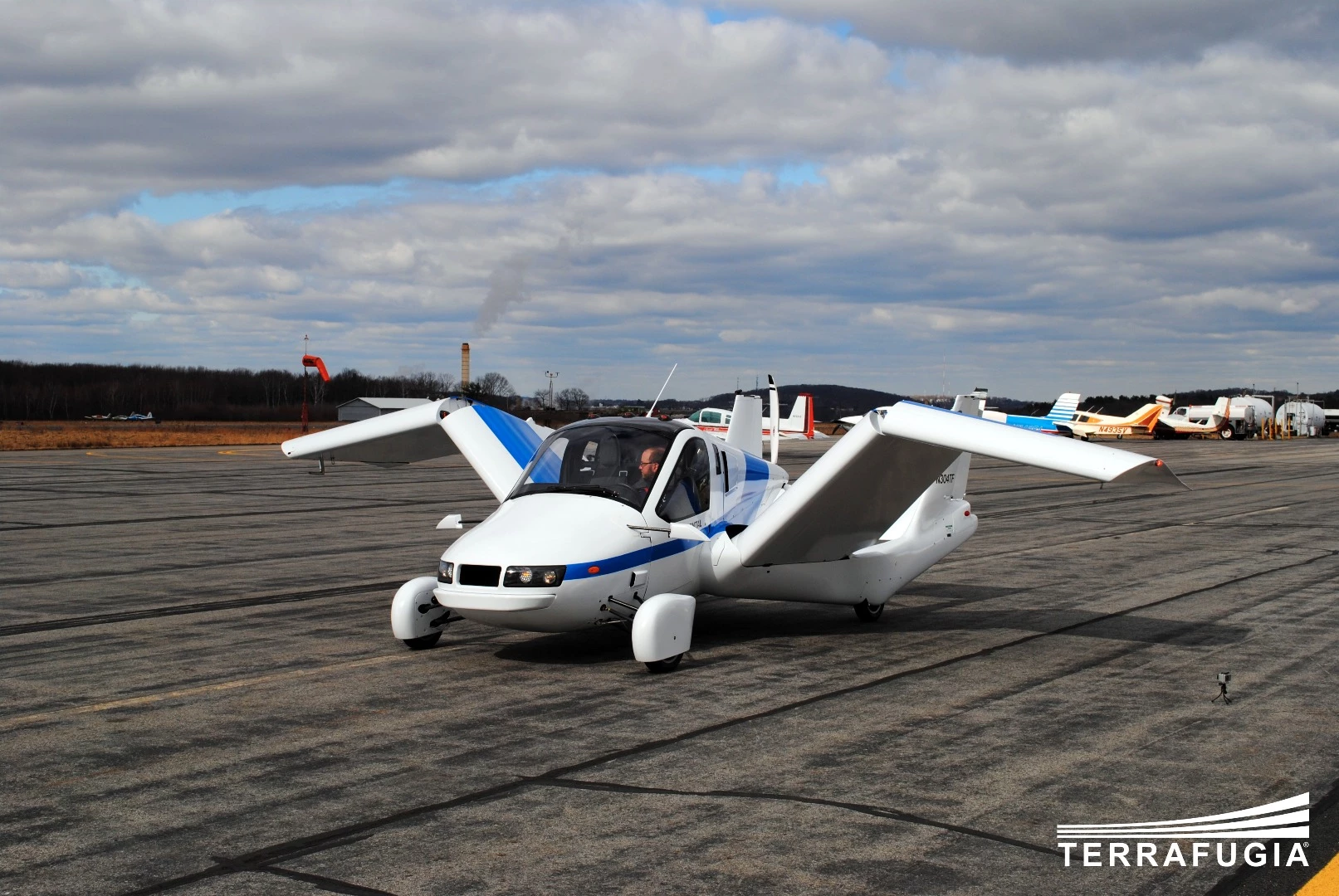 Terrafugia Transition: converts from road to flight mode in 60 seconds