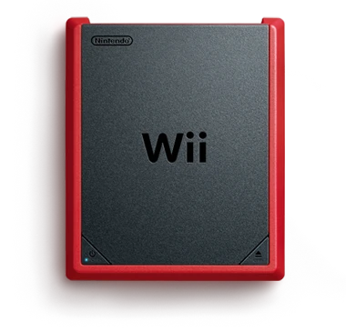 The redesigned Wii features a manual top-loading disc tray, as opposed to the automatic disc slot on the original model