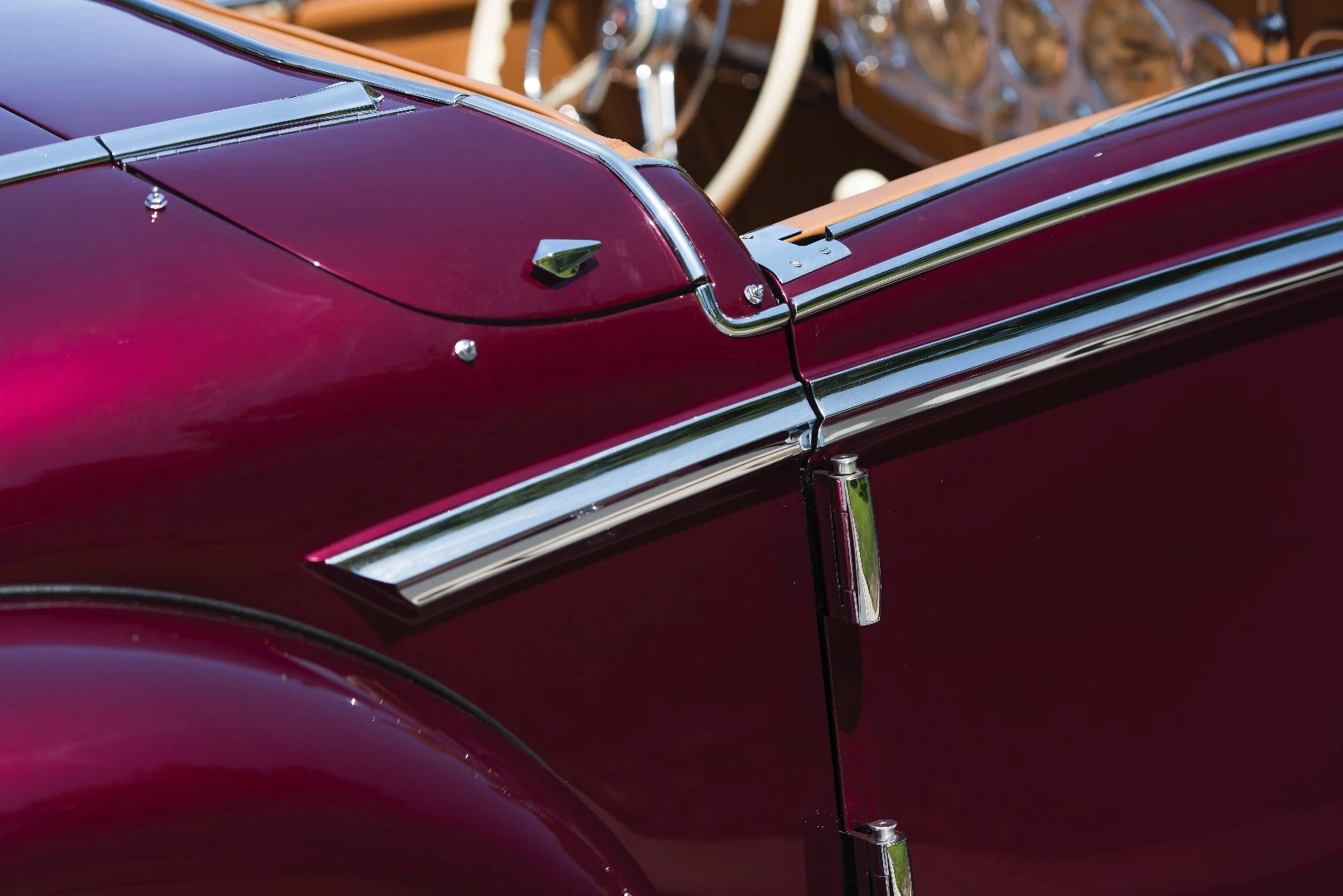 This 1938 Mercedes-Benz 540K Special Roadster by Nawrocki goes to auction on Saturday, July 18, 2015. It is expected to sell for between $1.2 and $1.8 million