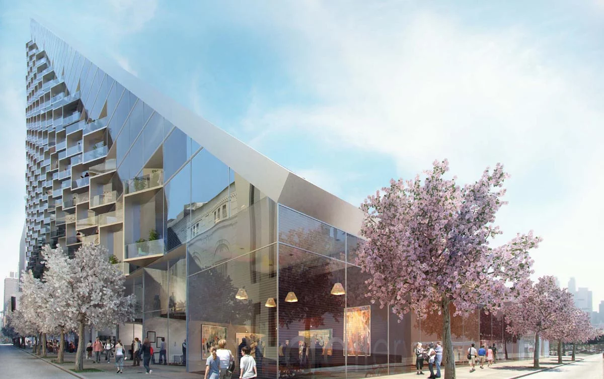 Via 57 West has a striking pyramid-like shape that maximizes light to its residences