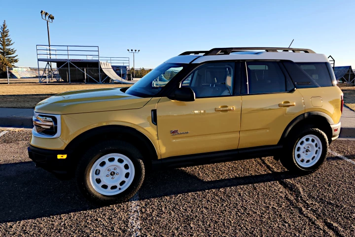 The Heritage models of the Ford Bronco Sport bring oodles of nostalgia to the SUV's look