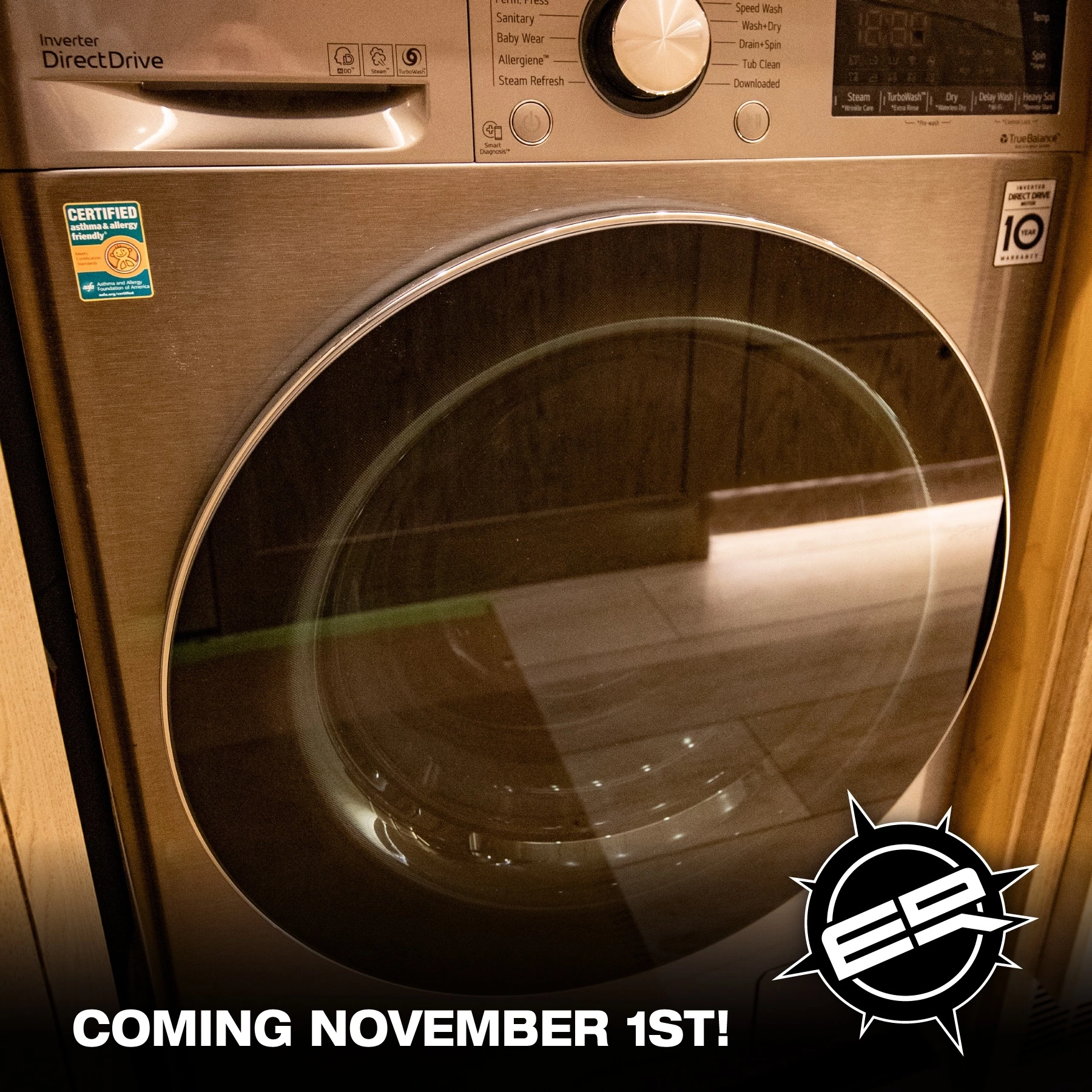 The SX offers an optional washer/dryer