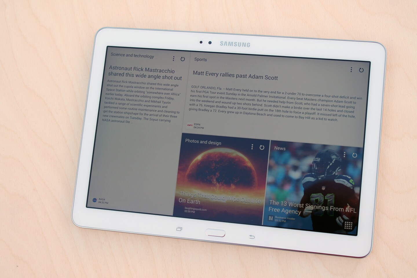 Samsung's Magazine UX puts Flipboard widgets on your home screen