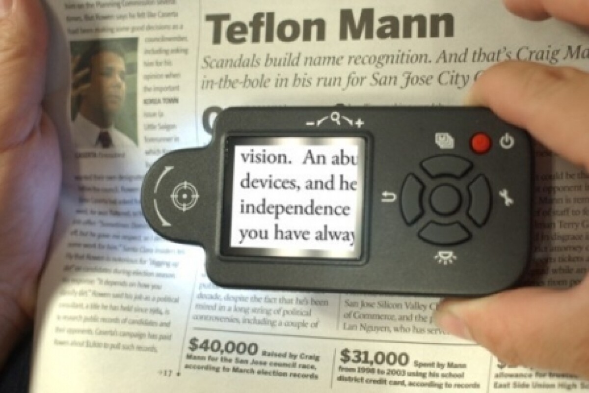 See all the small print with Clarity’s ivu digital magnifier