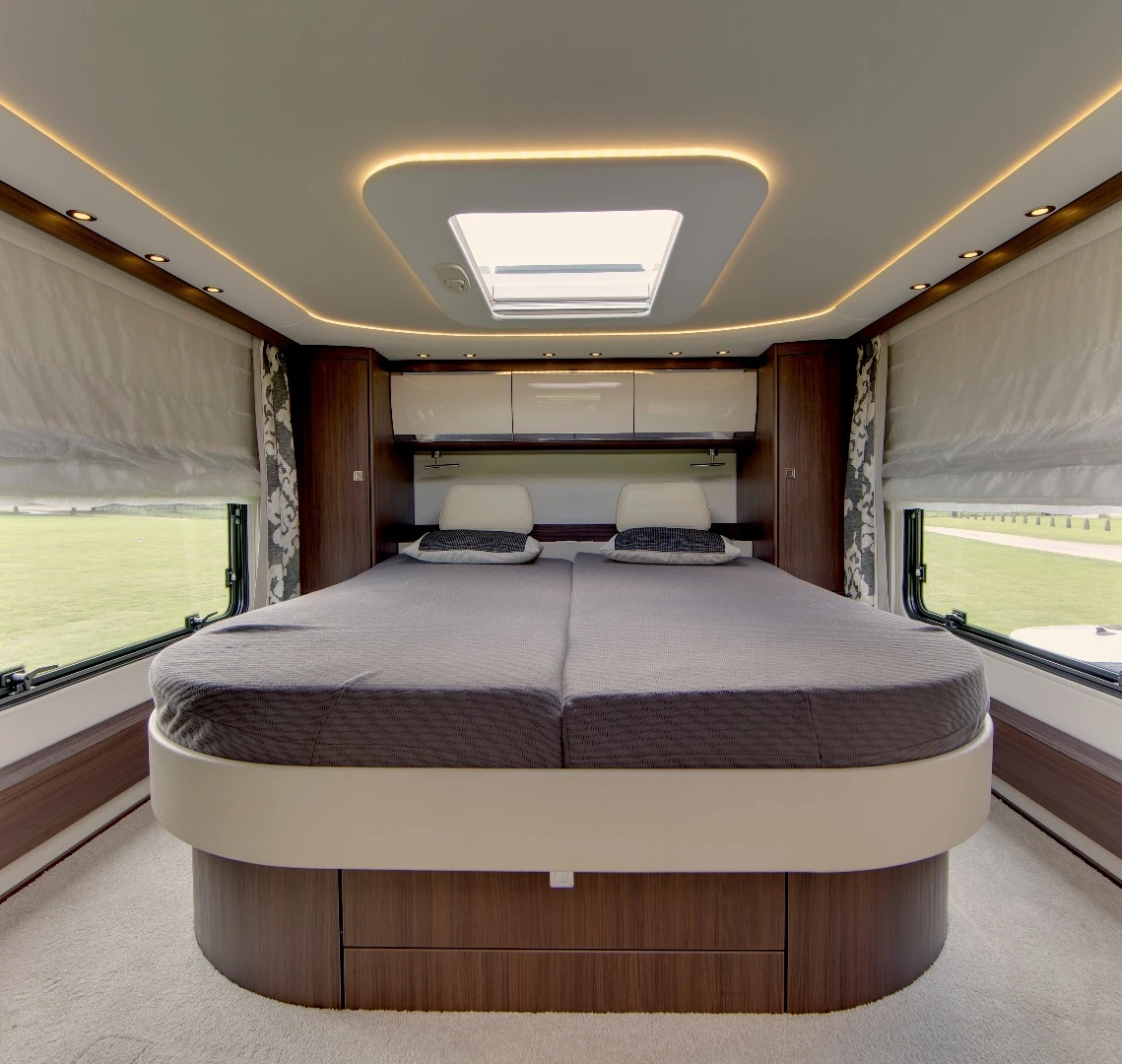 The bed isn't your average fold-out camping mattress