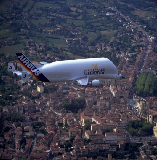 The A300-600ST over Paris