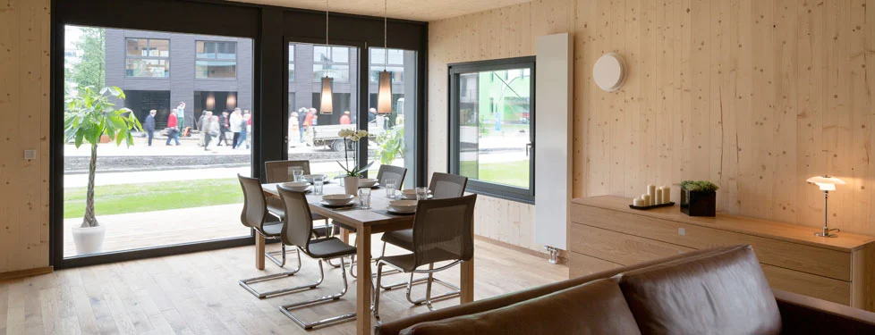 The building contains eight residential units (Photo: IBA Hamburg)