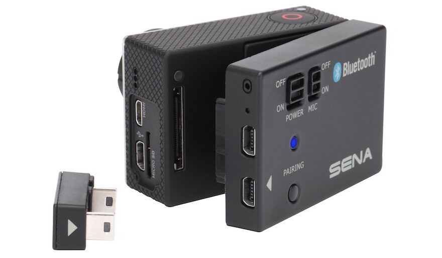 The Sena Bluetooth Audio Pack has a range of 100 meters (110 yards)