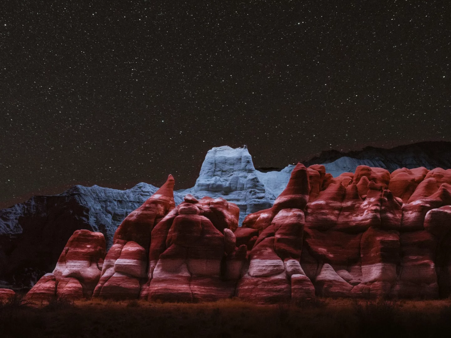 "We are overwhelmed everyday by beautiful images of the familiar," says Wu. "I imagine these scenes transformed into undiscovered landscapes which renew our perceptions of our world"