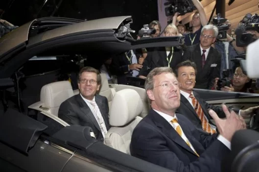 German Vice Chancellor Schroeder tried the EOS