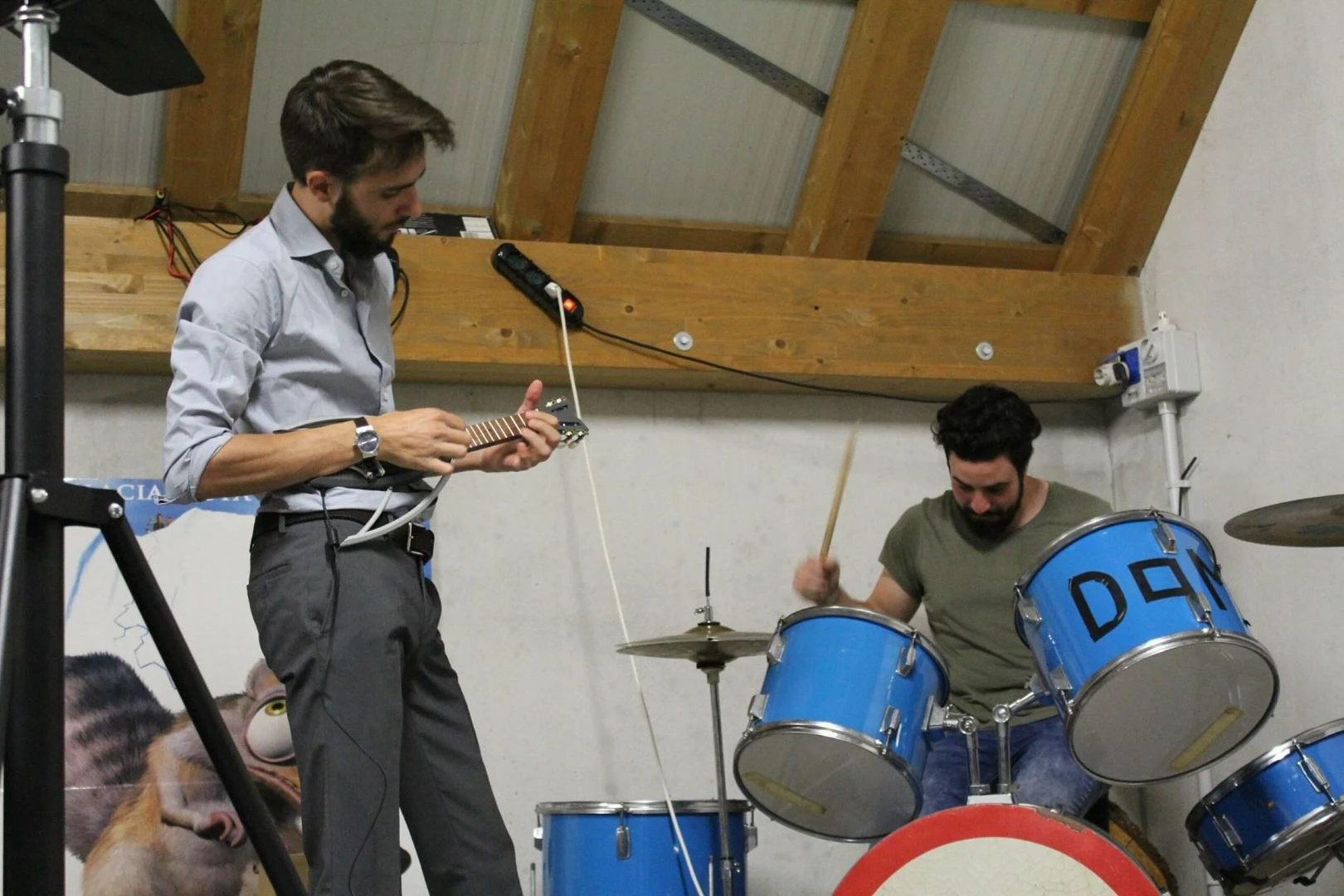 The Astro E rocking with the band