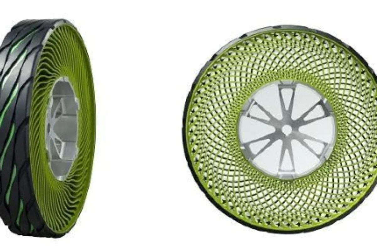 Bridgestone's airless tires are made from entirely recyclable material